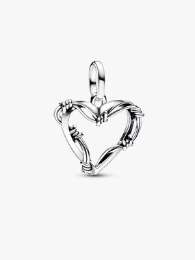 Pandora Wire Heart Medallion Charm